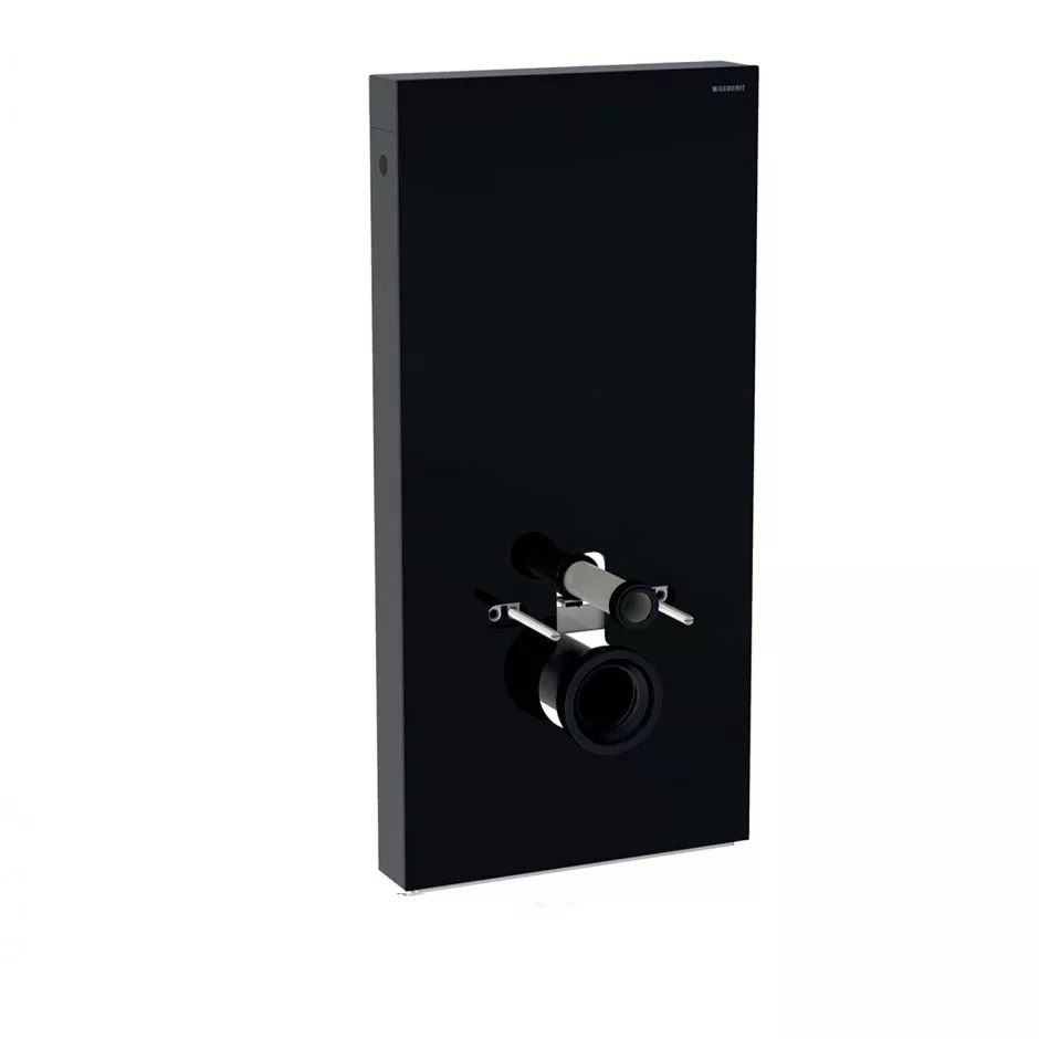 Geberit Moduł sanitarny Monolith do WC wiszącego, H101, czarny, boki czarne