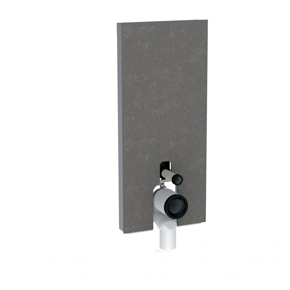 Geberit Moduł sanitarny Monolith do WC stojącego, H114, imitacja betonu