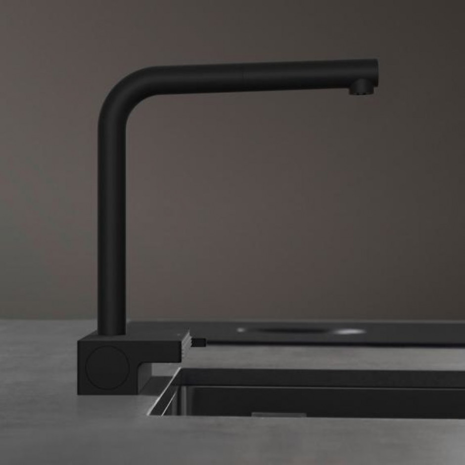 Hansgrohe Aquno Select M81 bateria kuchenna 250 w/w 2jet Czarny Matowy
