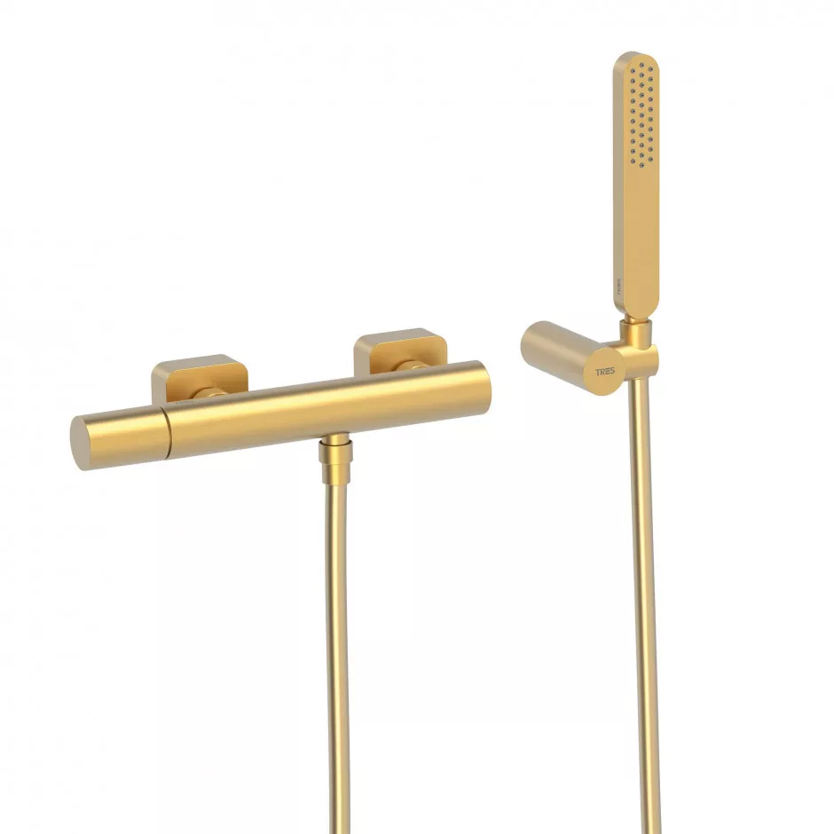Tres Loft Bateria natryskowa Matowe złoto 24K