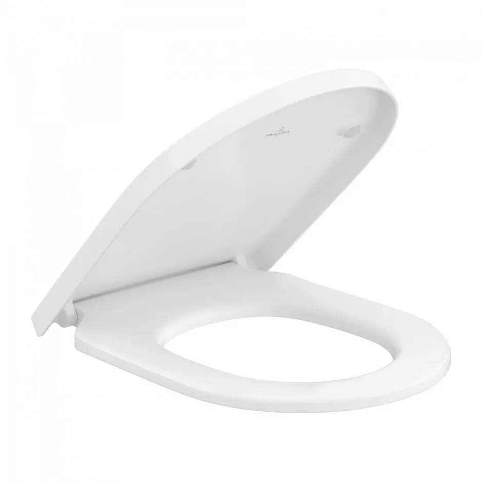 Villeroy & Boch Subway 3.0 deska WC sedesowa w/o QuickRelease zawiasy stal Stone White