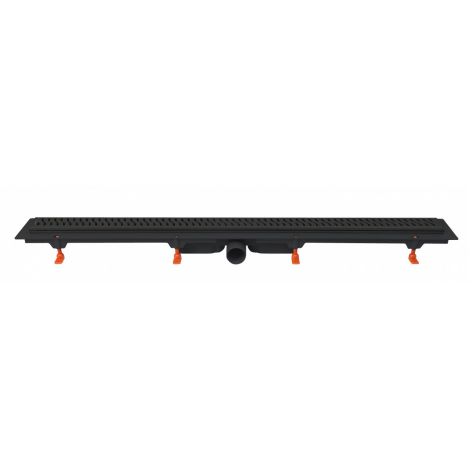 Werit jomotech pakiet exclusive 50 / odpływ liniowy 750 mm / maskownica exclusive czarny mat / mata