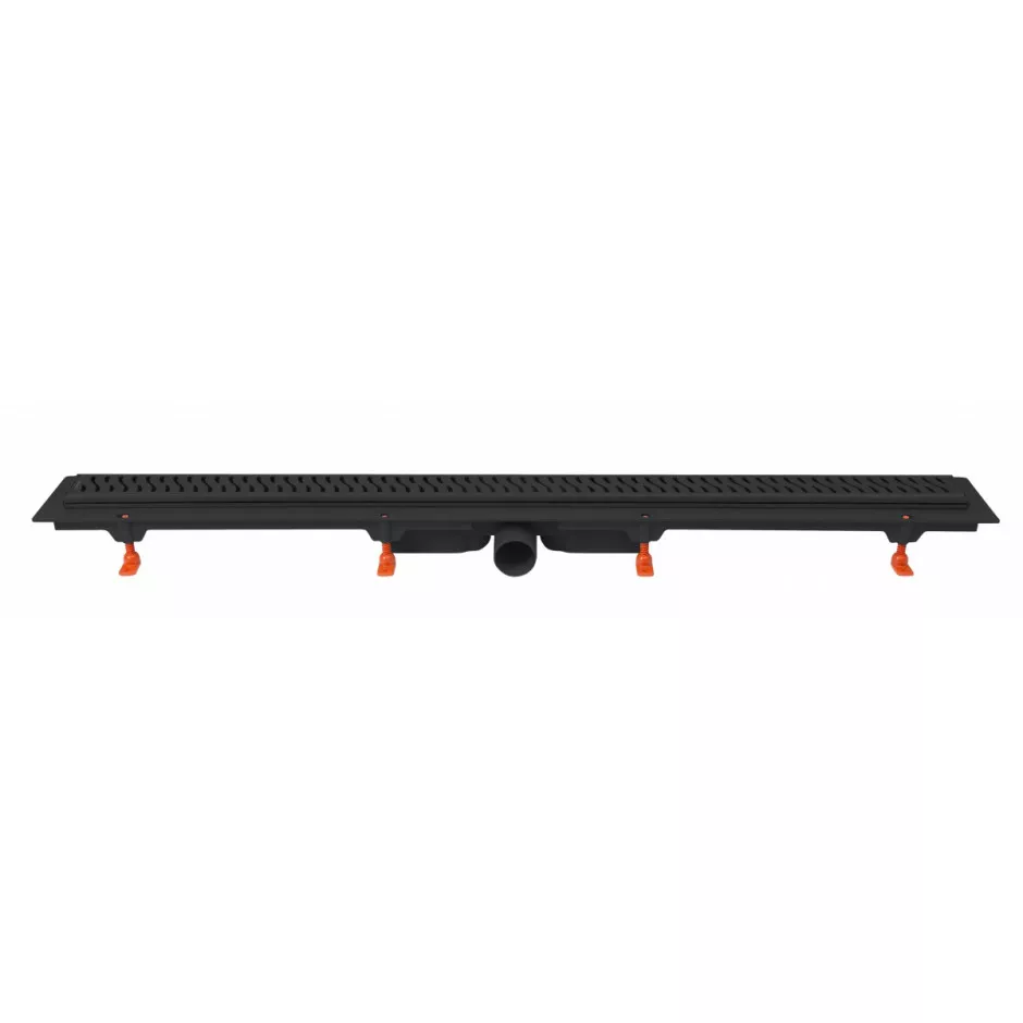 Werit jomotech pakiet exclusive 50 / odpływ liniowy 750 mm / maskownica exclusive czarny mat / mata
