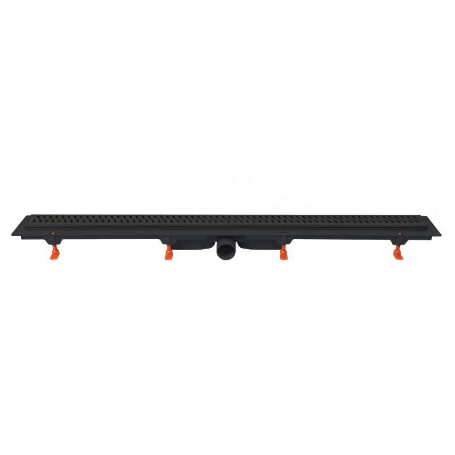 Werit jomotech pakiet exclusive 50 / odpływ liniowy 950 mm / maskownica exclusive czarny mat / mata