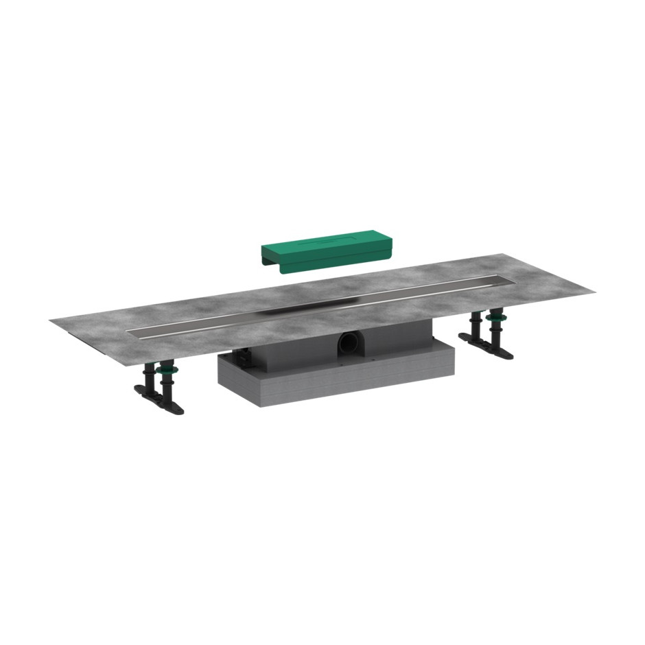Hansgrohe uBox universal Kompletny korpus niski - 80 cm do odpływu liniowego pod płytkę