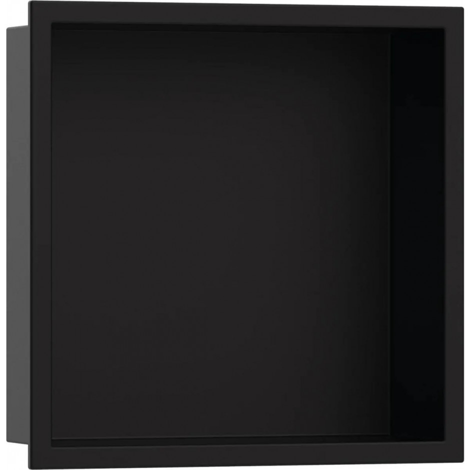 Hansgrohe XtraStoris Original Wnęka ścienna z ozdobną ramą 30 x 30 x 10 cm czarny matowy