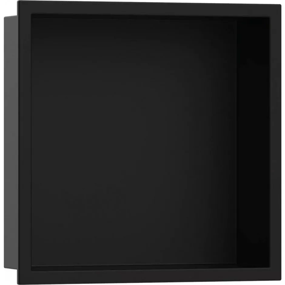 Hansgrohe XtraStoris Original Wnęka ścienna z ozdobną ramą 30 x 30 x 10 cm czarny matowy