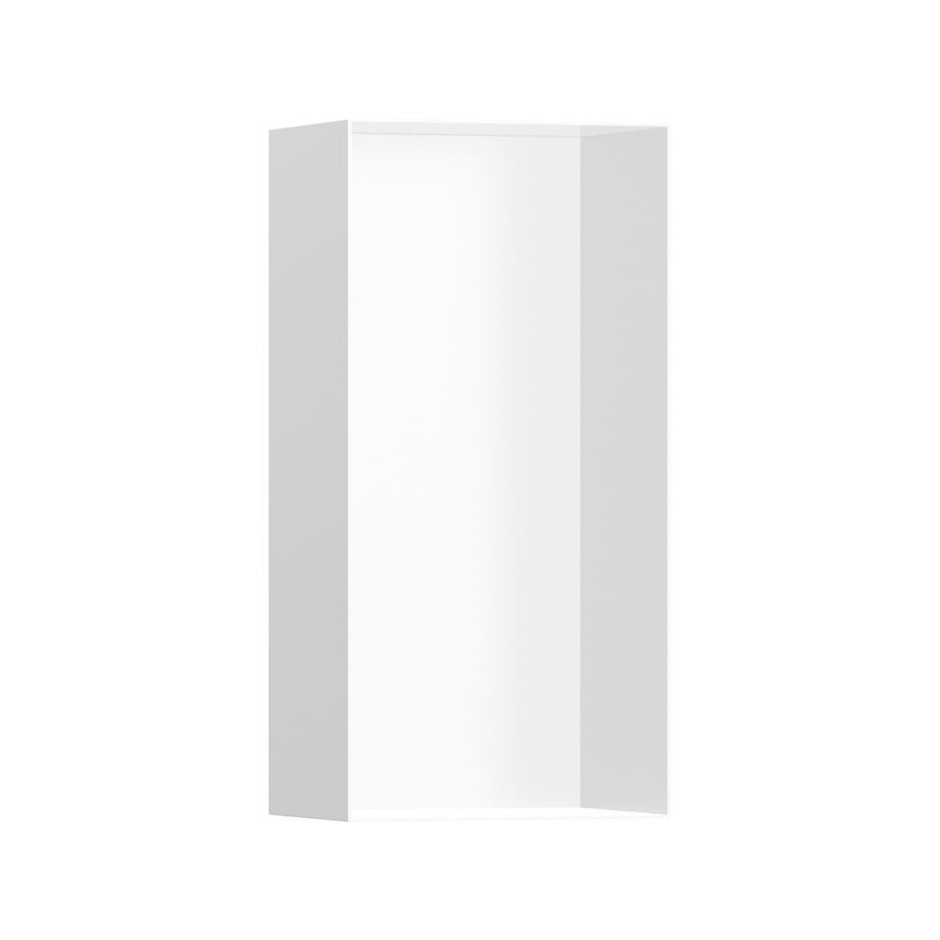Hansgrohe XtraStoris Minimalistic Wnęka ścienna bez ozdobnej ramy 30x15x10 cm biały mat