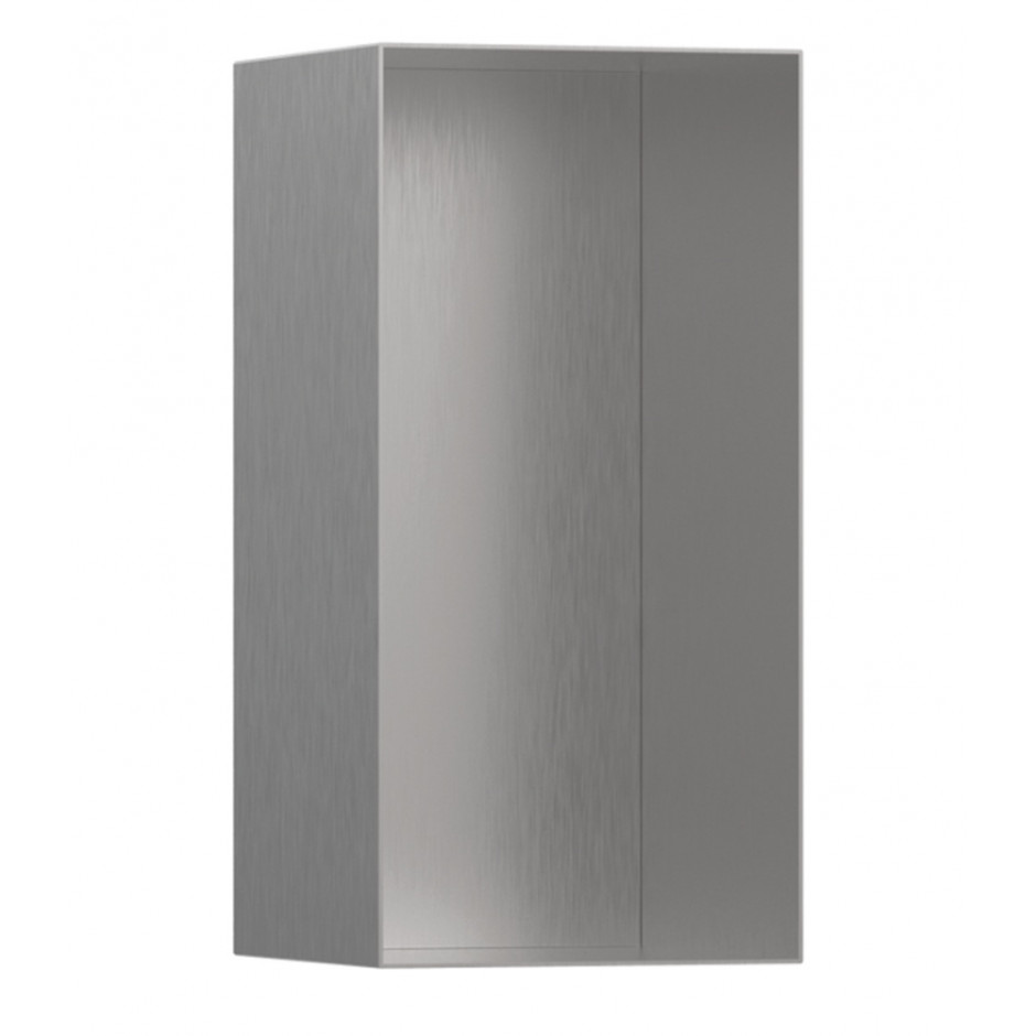 Hansgrohe XtraStoris Minimalistic Wnęka ścienna bez ozdobnej ramy 30 x 15 x 14 cm stal szlachetna szczotkowana