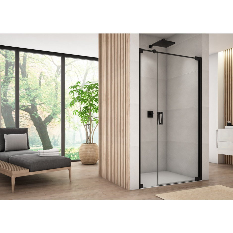 Sanswiss Cadura Drzwi Ca31 Lewe 1200X2000 Czarny Mat 07