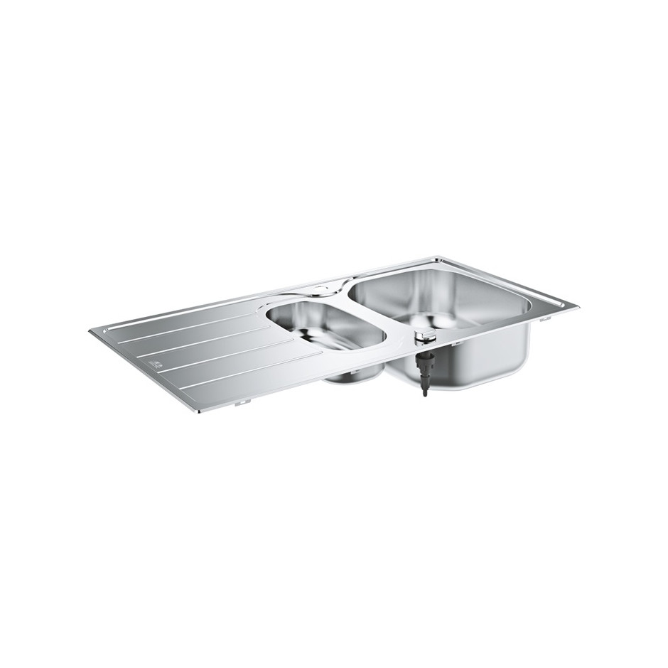 Grohe K200 zlewozmywak odwracalny, wpuszczany w blat 96,5 x 50 cm ze stali szlachetnej