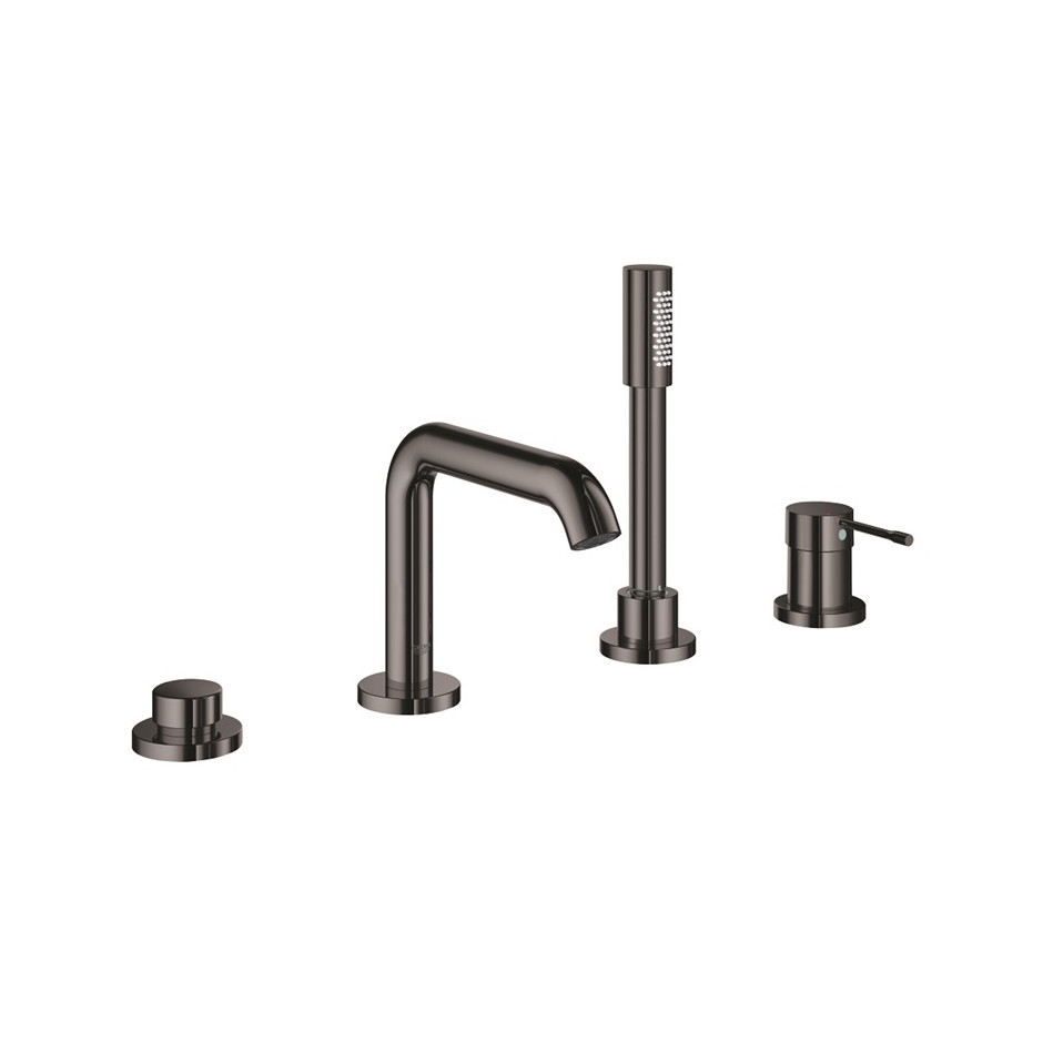Grohe Essence 4-otworowa bateria wannowa hard graphite