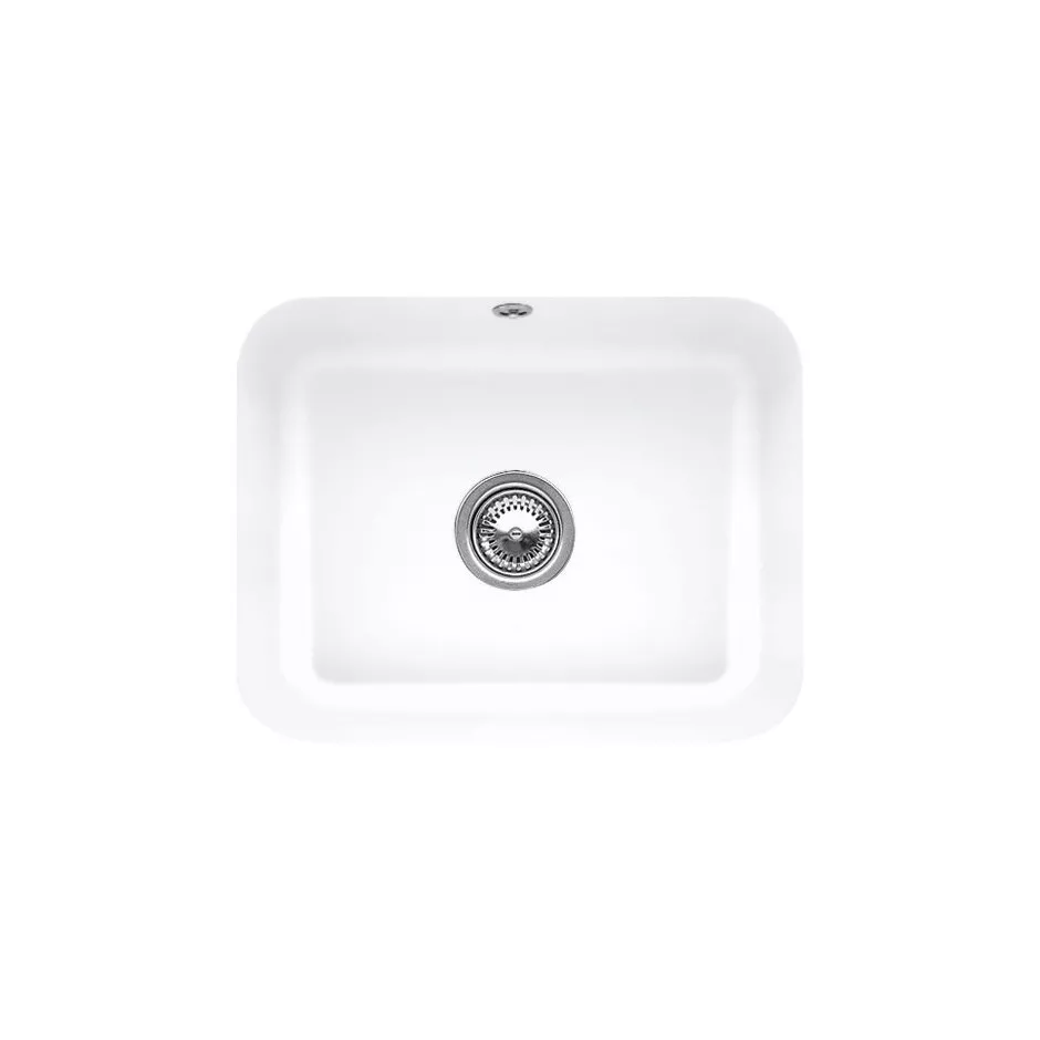 Villeroy & Boch Cisterna Zlew jednokomorowy podblatowy bez korka automatycznego 55x44 Crema ceramicplus