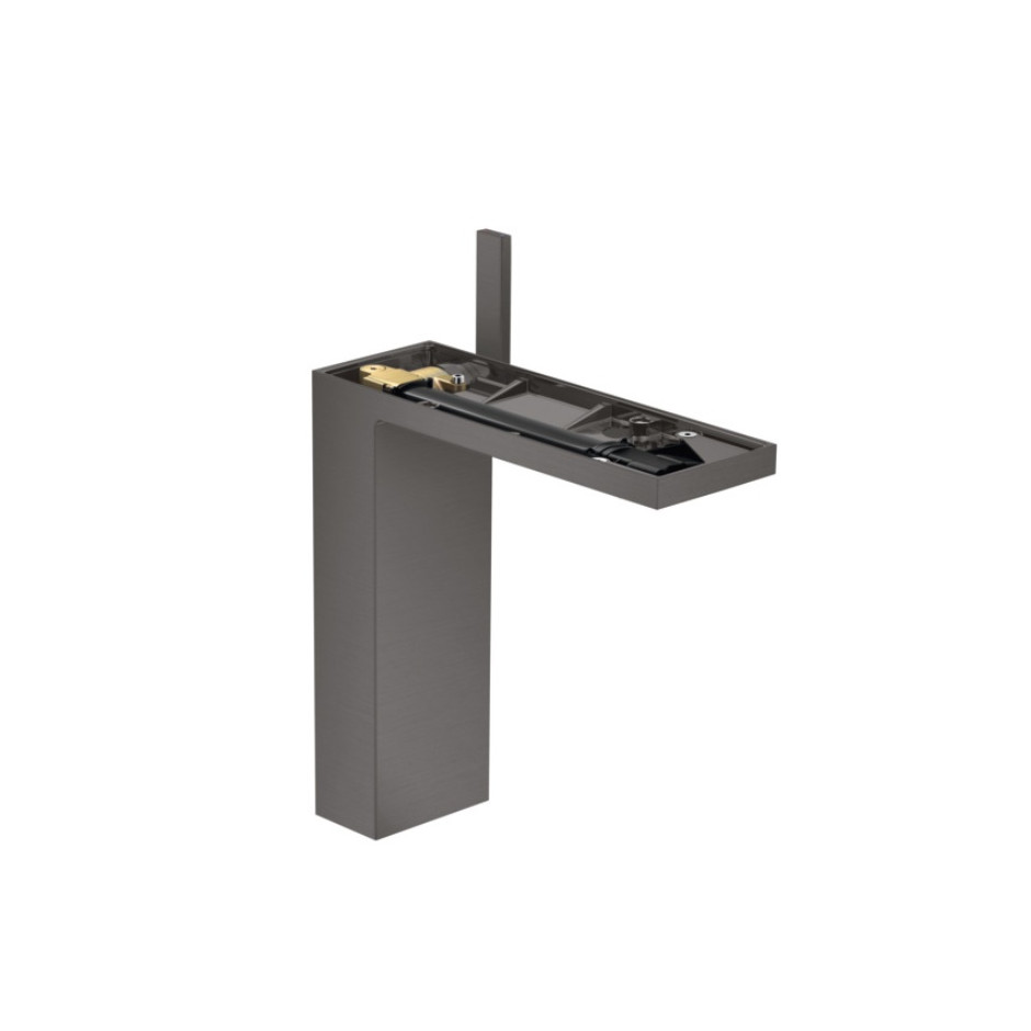 Axor MyEdition Axor MyEdition bateria umywalkowa bez płytki z kpl. odpływowym Push-Open, chrom Czarny chrom szczotkowany
