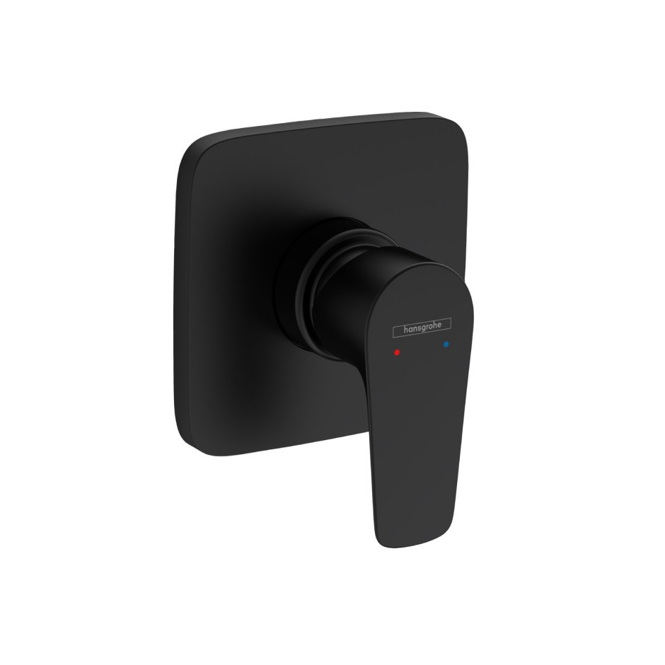 Hansgrohe Talis E bateria prysznicowa podtynkowa el. zewn. Czarny Matowy