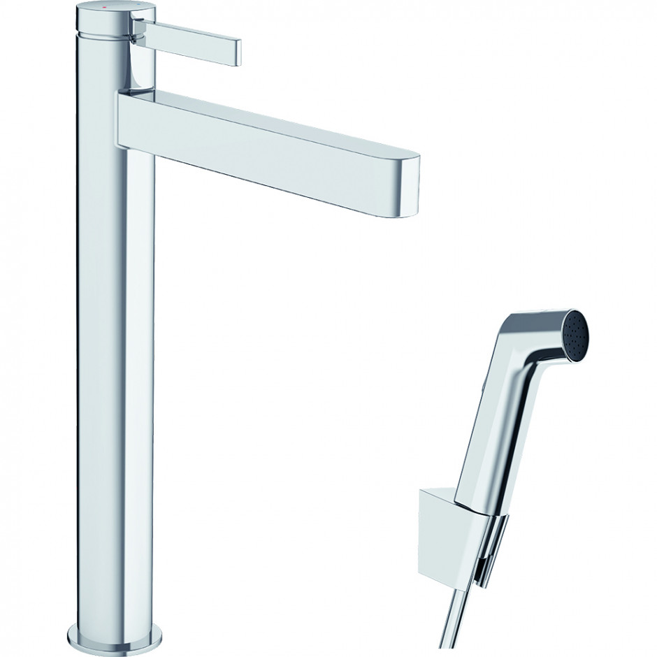Hansgrohe Finoris bateria umywalkowa 260 z główką Bidetta bidetka Chrom