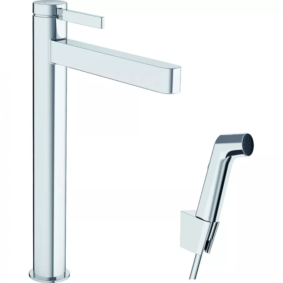 Hansgrohe Finoris bateria umywalkowa 260 z główką Bidetta bidetka Chrom