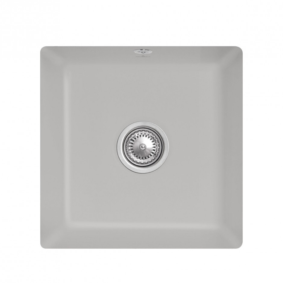 Villeroy & Boch Subway 50 SU zlewozmywak podblatowy 440 x 440 x 214 mm Fossil CeramicPlus