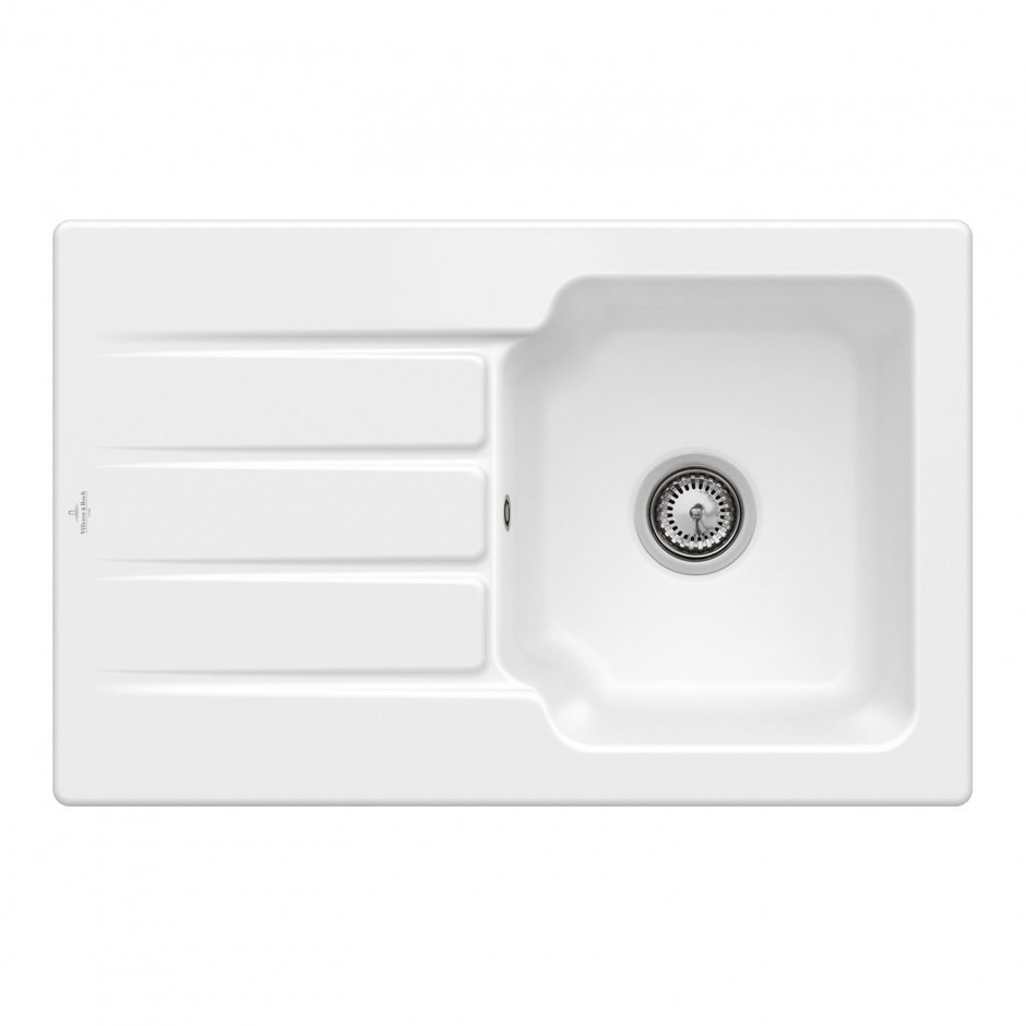 Villeroy & Boch Architectura 45 zlewozmywak wbudowany 800 x 510 x 220 mm White Alpin CeramicPlus