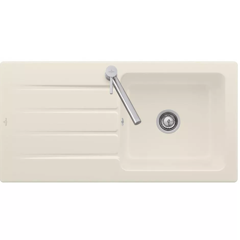 Villeroy & Boch Architectura 60 zlewozmywak wbudowany 1000 x 510 x 220 mm Ivory CeramicPlus