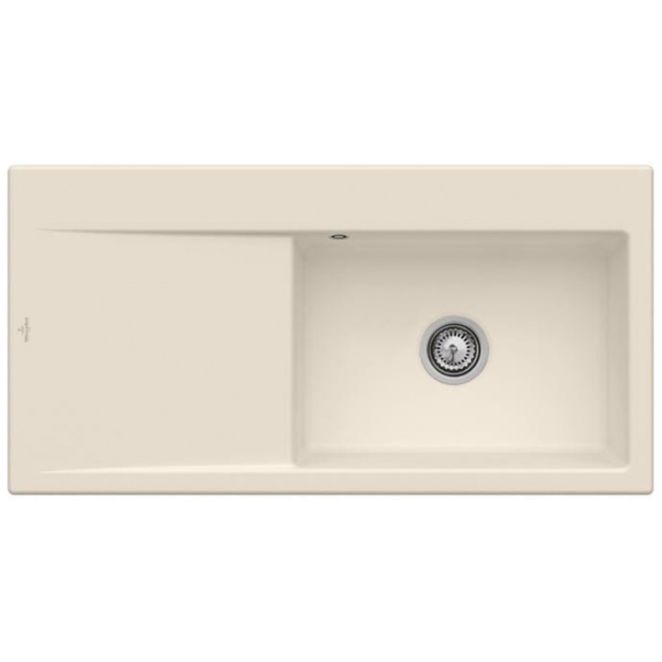 Villeroy & Boch Subway Style 60 zlewozmywak wbudowany 1000 x 510 x 220 mm Ivory CeramicPlus