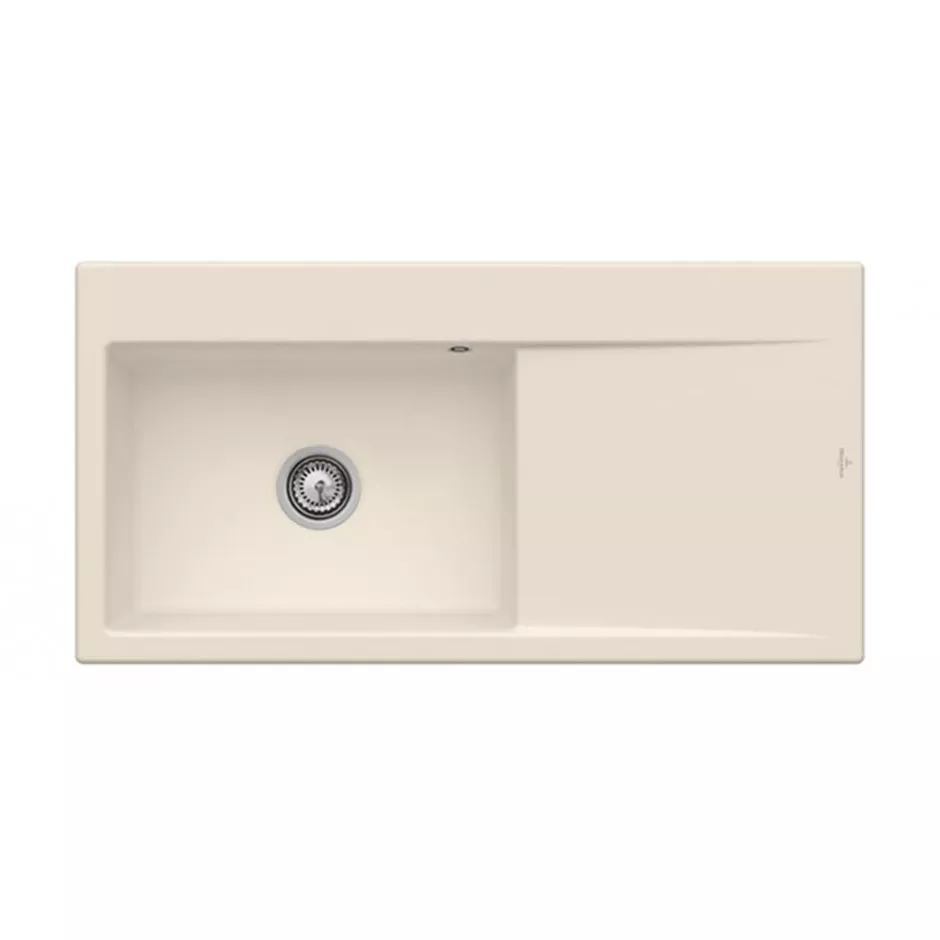 Villeroy & Boch Subway Style 60 zlewozmywak wbudowany 1000 x 510 x 220 mm Ivory CeramicPlus