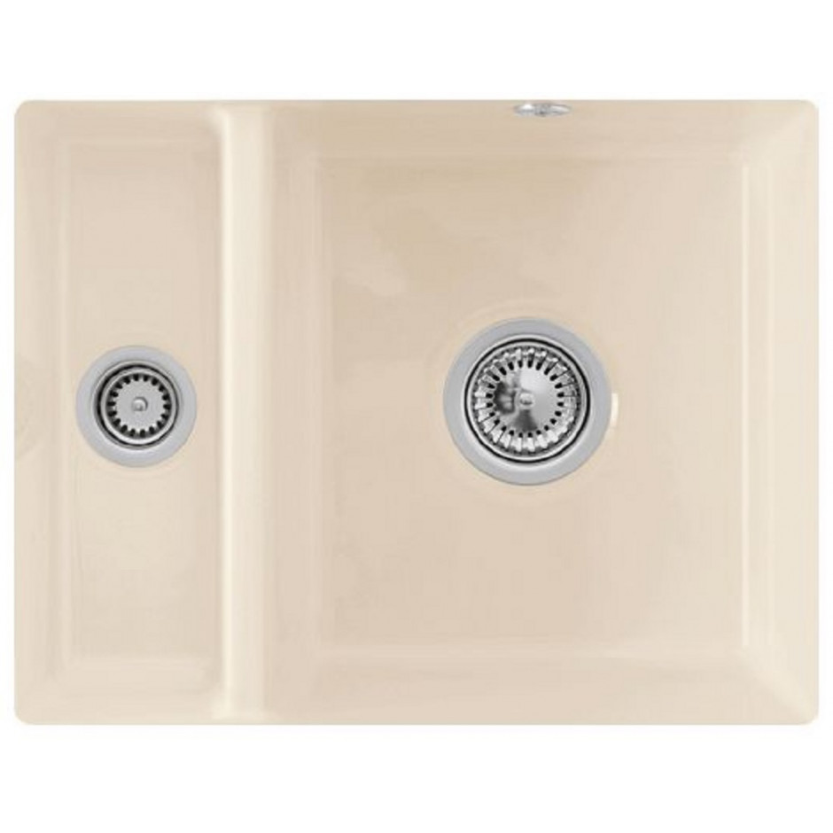Villeroy & Boch Subway 60 XU zlewozmywak podblatoowy 545 x 440 x 200 mm Ivory CeramicPlus