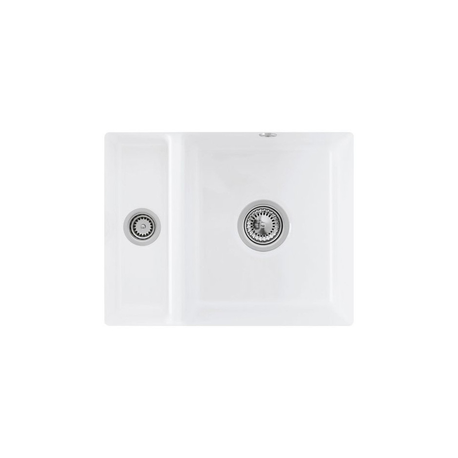 Villeroy & Boch Subway 60 XU zlewozmywak podblatowy 545 x 440 x 200 mm Stone White CeramicPlus