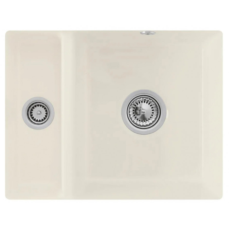 Villeroy & Boch Subway 60 XU zlewozmywak podblatoowy 545 x 440 x 200 mm Ivory CeramicPlus