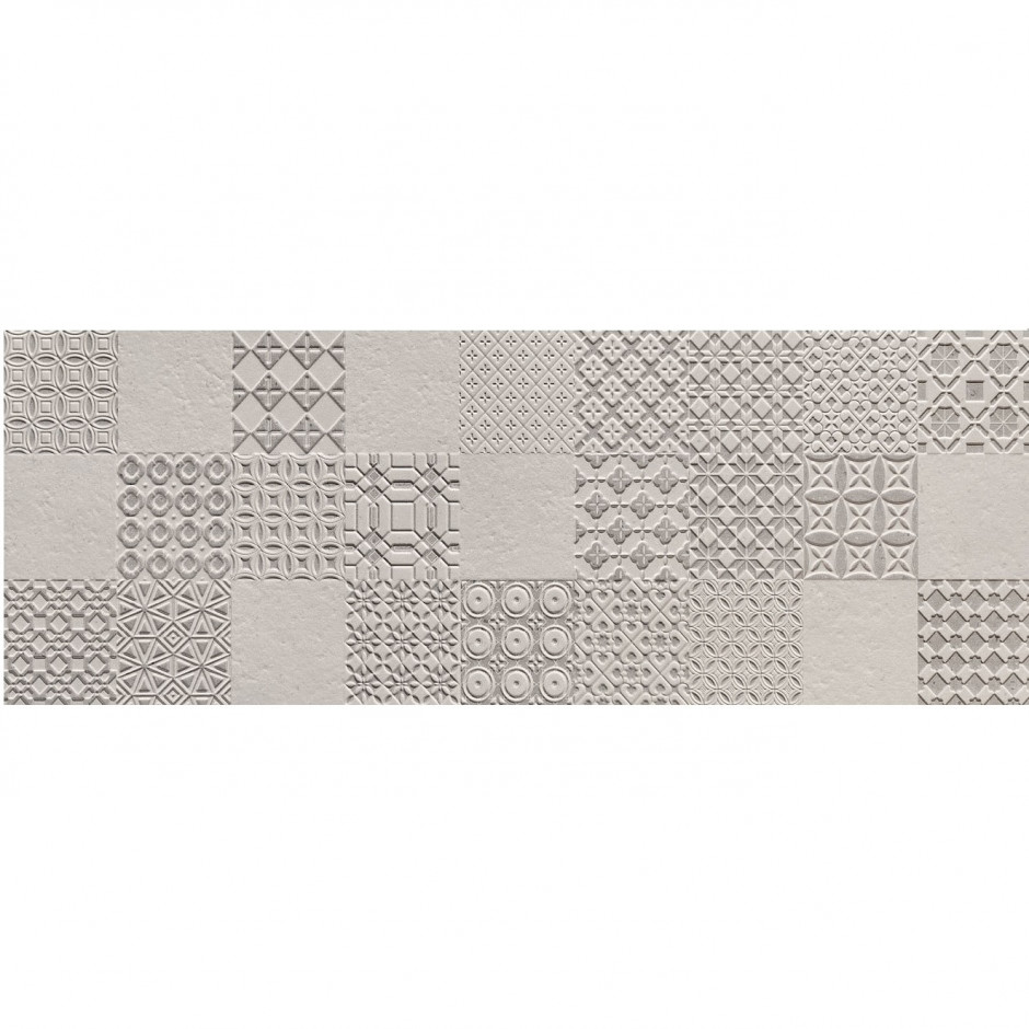 Tubądzin Dekor ścienny Integrally grey 32,8x89,8 Gat.1