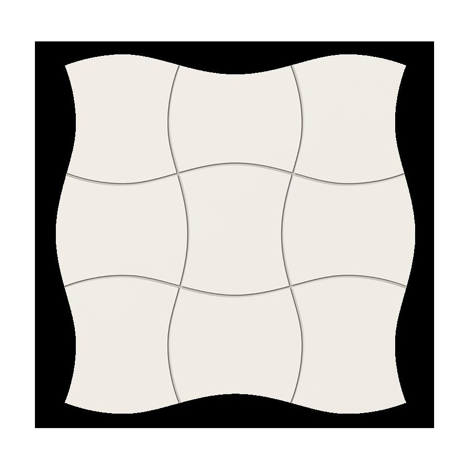 Tubądzin Mozaika ścienna Royal Place white 29,3x29,3 Gat.1
