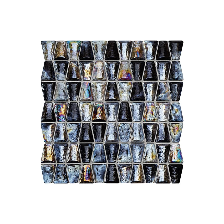 Tubądzin Mozaika ścienna Drops glass grey 30,4x30,6 Gat.1