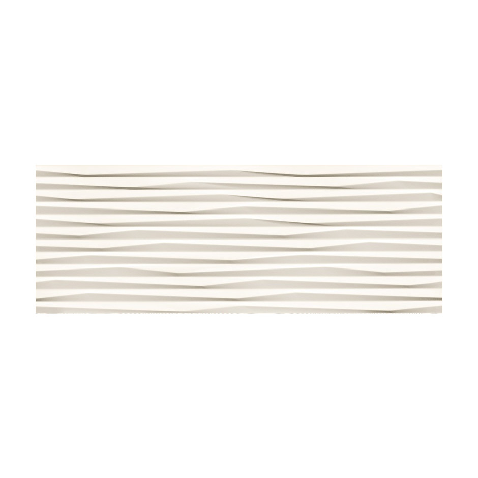 Tubądzin Płytka ścienna Unit Plus white 2 STR 32,8x89,8 Gat.1