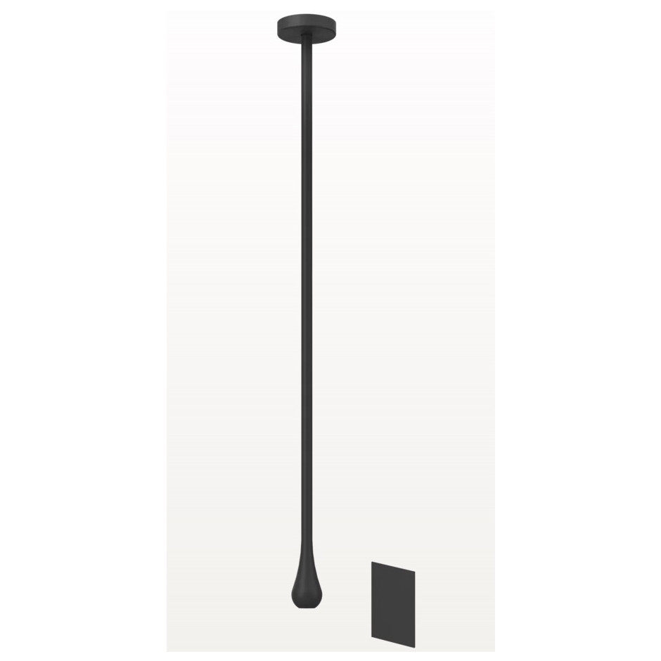 Gessi Sensor Taps bateria podtynkowa elektroniczna sufitowa długość na zamówienie sterowanie podumywalkowe (w zestawie) Matte Black