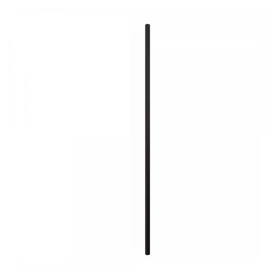 Omnires MARINA element składowy: ścianka boczna, 30 cm czarny mat/transp