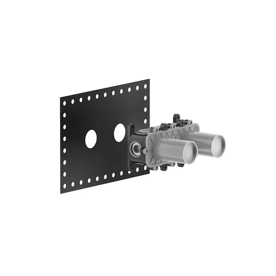 Gessi elment podtynkowy do ściennej baterii prysznicowa termostatyczna Steel Brushed