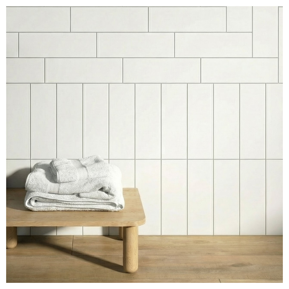 Marazzi SistemC Citta Bianco Mat 10x30- Płytka ceramiczna 1op= 1,08 m2