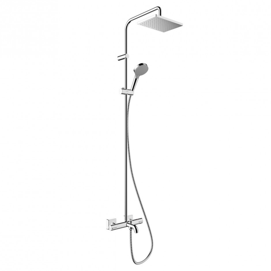 Hansgrohe Vernis Shape Showerpipe 230 wannowy EcoSmart Chrom