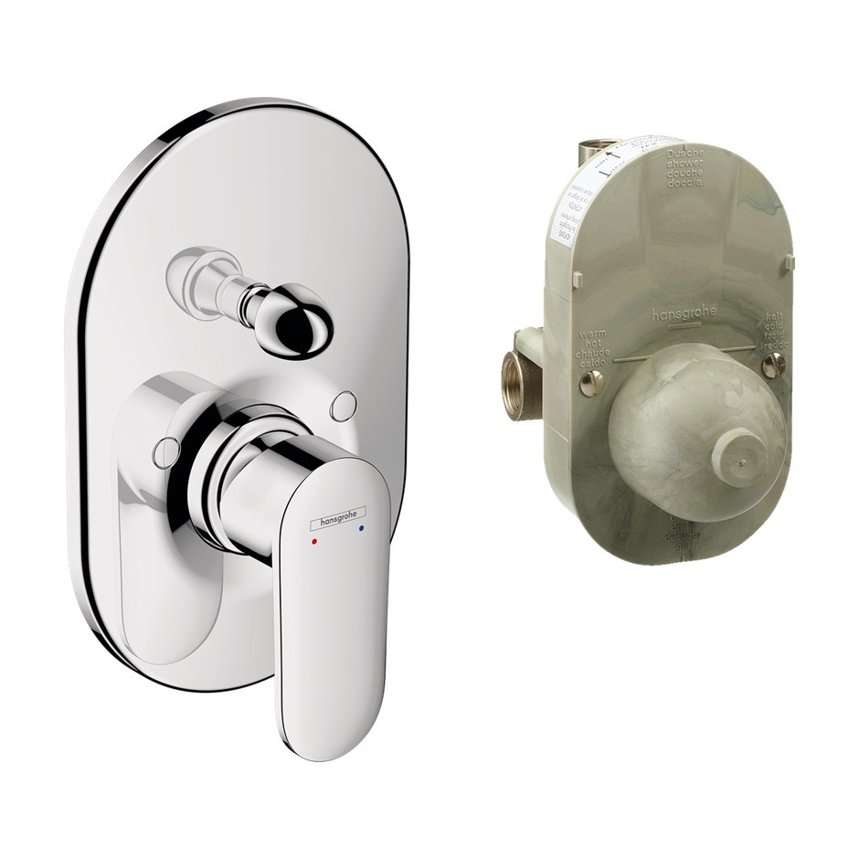 Hansgrohe Vernis Blend kpl bateria wannowa podtynk Chrom