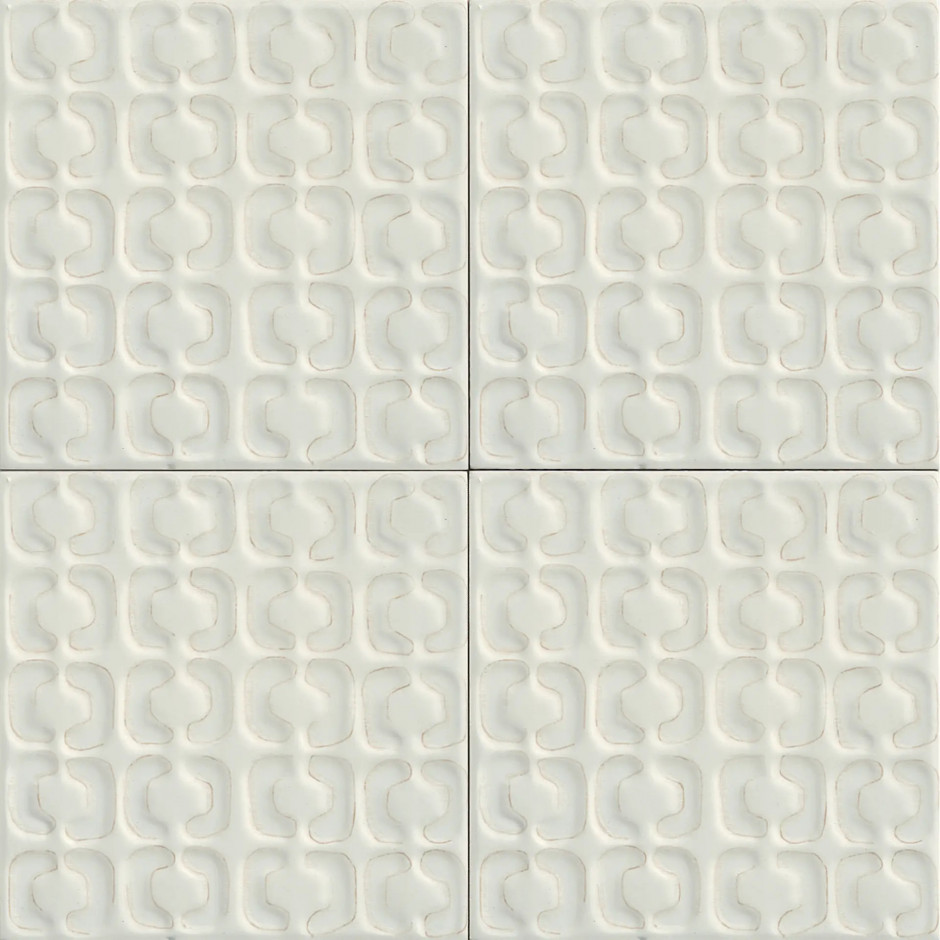 Marazzi Memoria Bianco Struttura Stamp 15x15