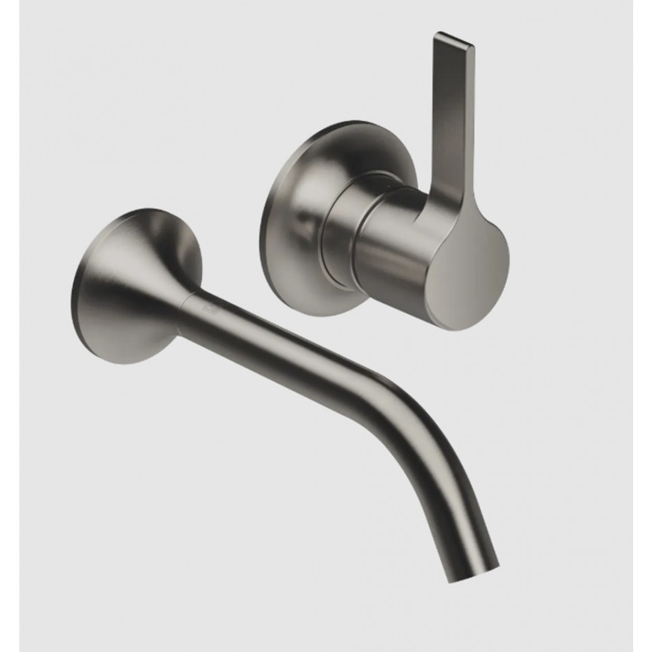 Dornbracht VAIA bateria umywalkowa ścienna z miesz. bez korka autom. Dark Platinum matt