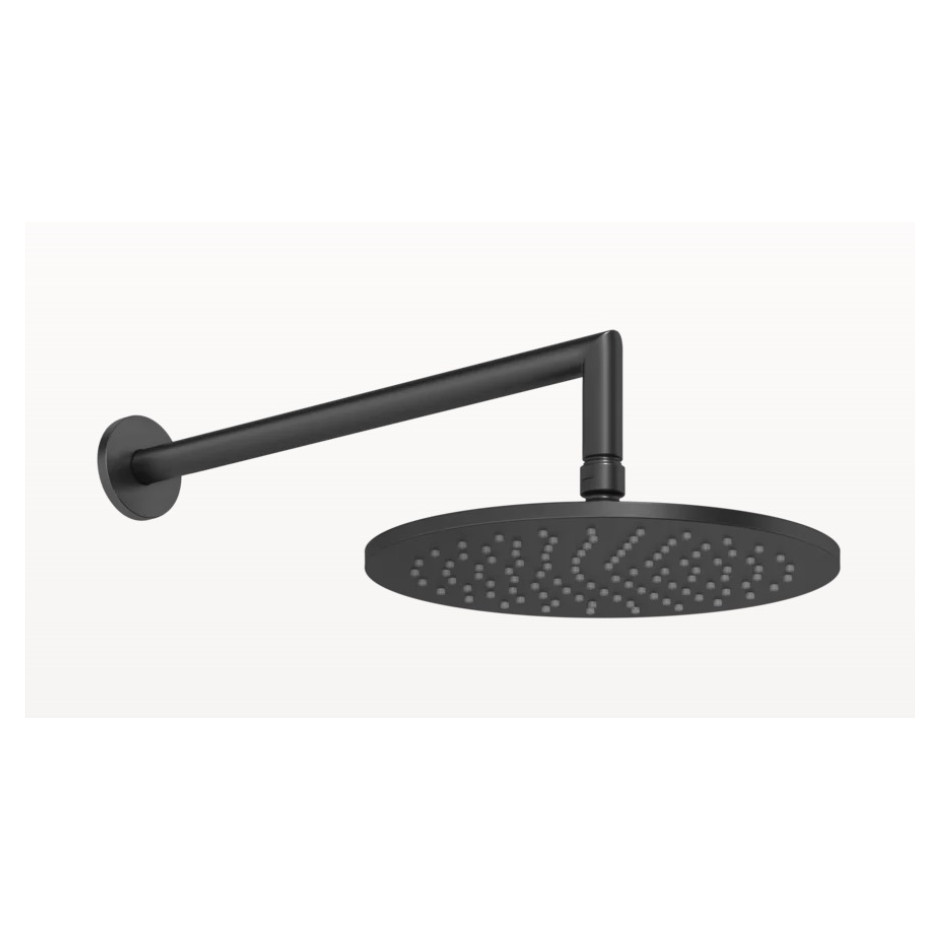 Gessi Regulowana deszczownica montowana na ścianie Matte Black