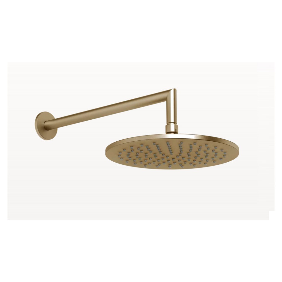 Gessi Regulowana deszczownica montowana na ścianie Warm Bronze Br. PVD