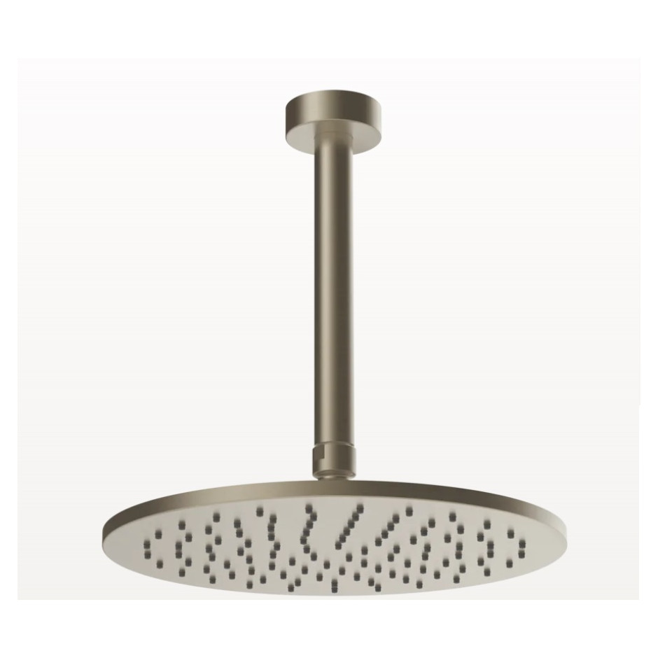 Gessi Regulowana głowica prysznicowa montowana na suficie Finox Brushed Nickel