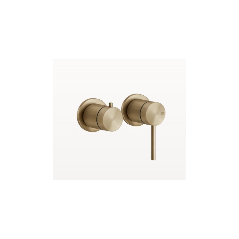 Gessi 316 Bath-Shower bateria podtynkowa prysznicowa dwudrożnej z przełącznikiem Warm Bronze Br. PVD
