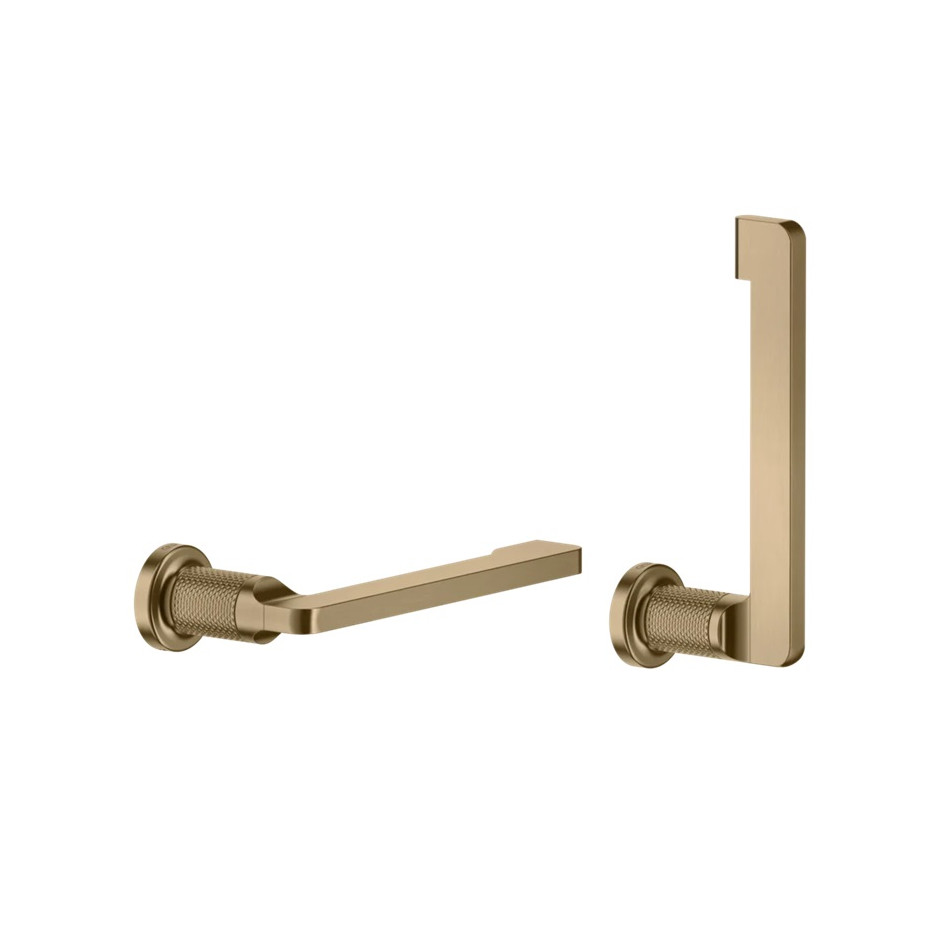 Gessi Inciso Accessories Uchwyt na rolkę papieru do montażu poziomego/pionowego Warm Bronze Br. PVD