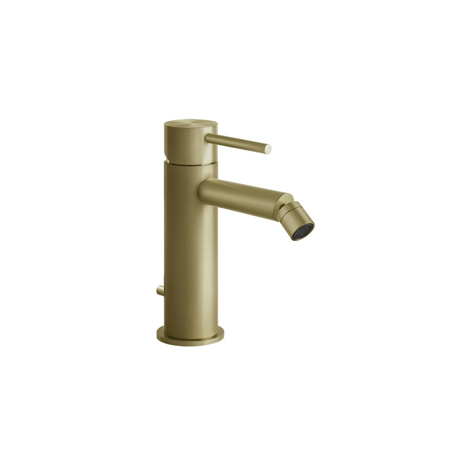 Gessi 316 Flessa Bateria bidetowa z odpływem Brass Brushed PVD
