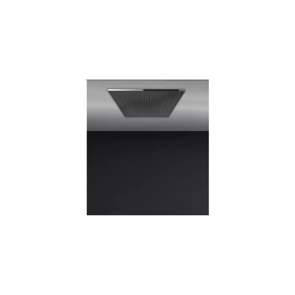 Gessi Minimali System prysznicowy 500X500 do montażu w suficie podwieszanym Do uzupełnienia o pokrywę Mirror Steel