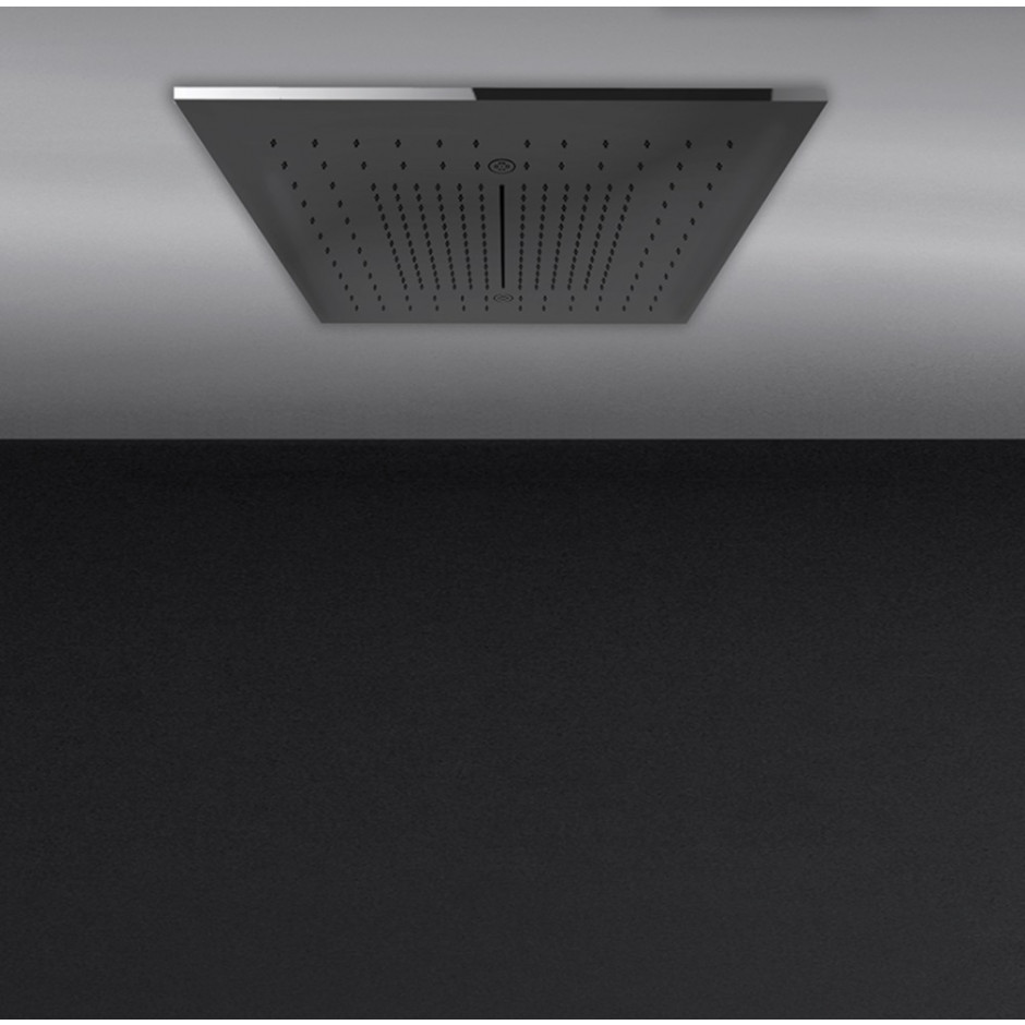 Gessi Minimali System wielofunkcyjny 500X500 do montażu w suficie podwieszanym Mirror Steel
