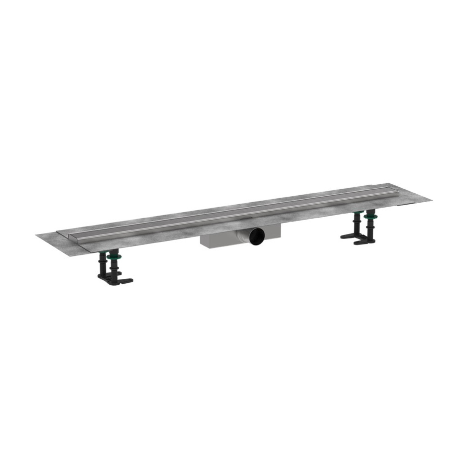 Hansgrohe RainDrain Compact Komplet odpływowy prysznicowy 1000 do montażu standardowego Stal Szlachetna Szczotkowana